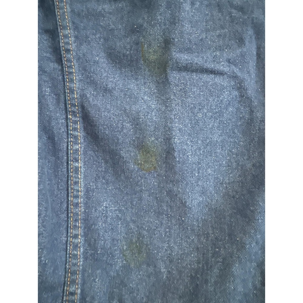 Vintage Saddle King Western Jacket Kids Large Blue Denim Button Front USA Made‎ - Picture 5 of 8